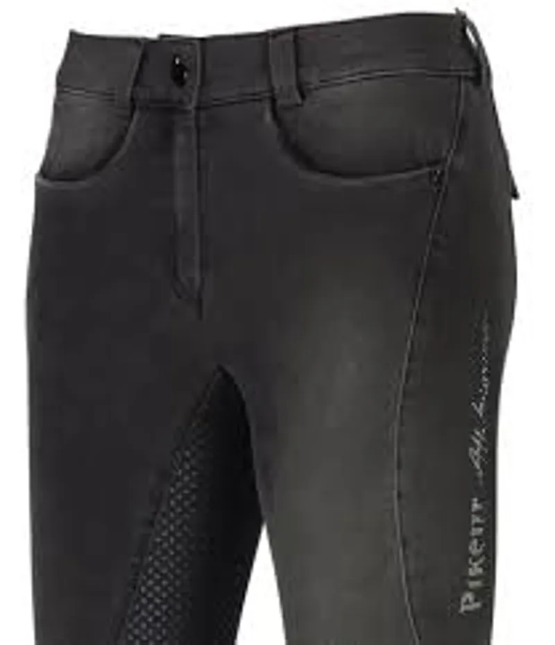 Pikeur Ladies Laure Jeans Breeches - Black-1